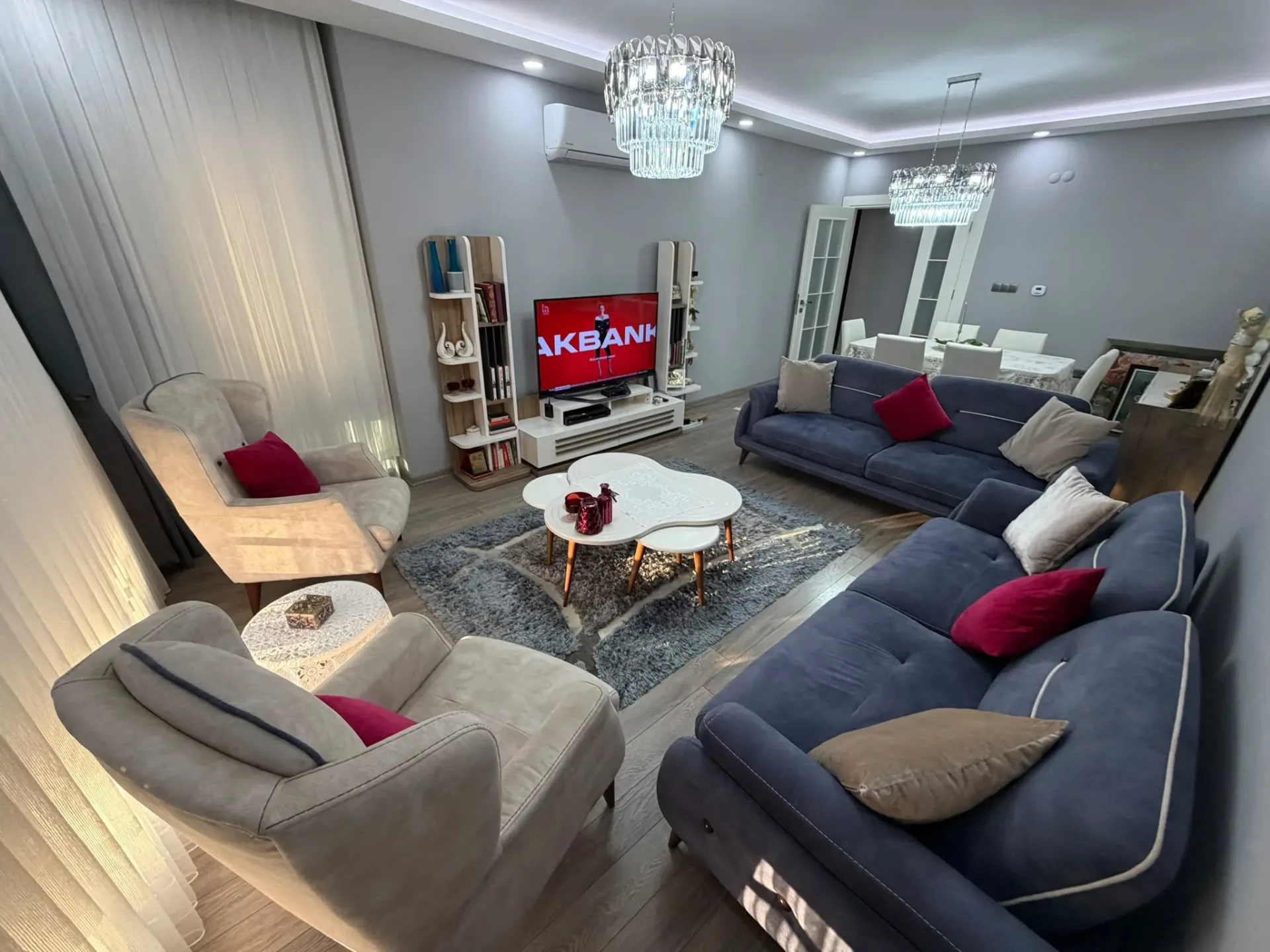 AKÇAYIN EN PRESTİJLİ SİTESİNDE 3+1 AYRI MUTFAK EBEVEYN BANYOLU - KAPALI OTOPARKLI MUHTEŞEM DAİRE - Görsel 34