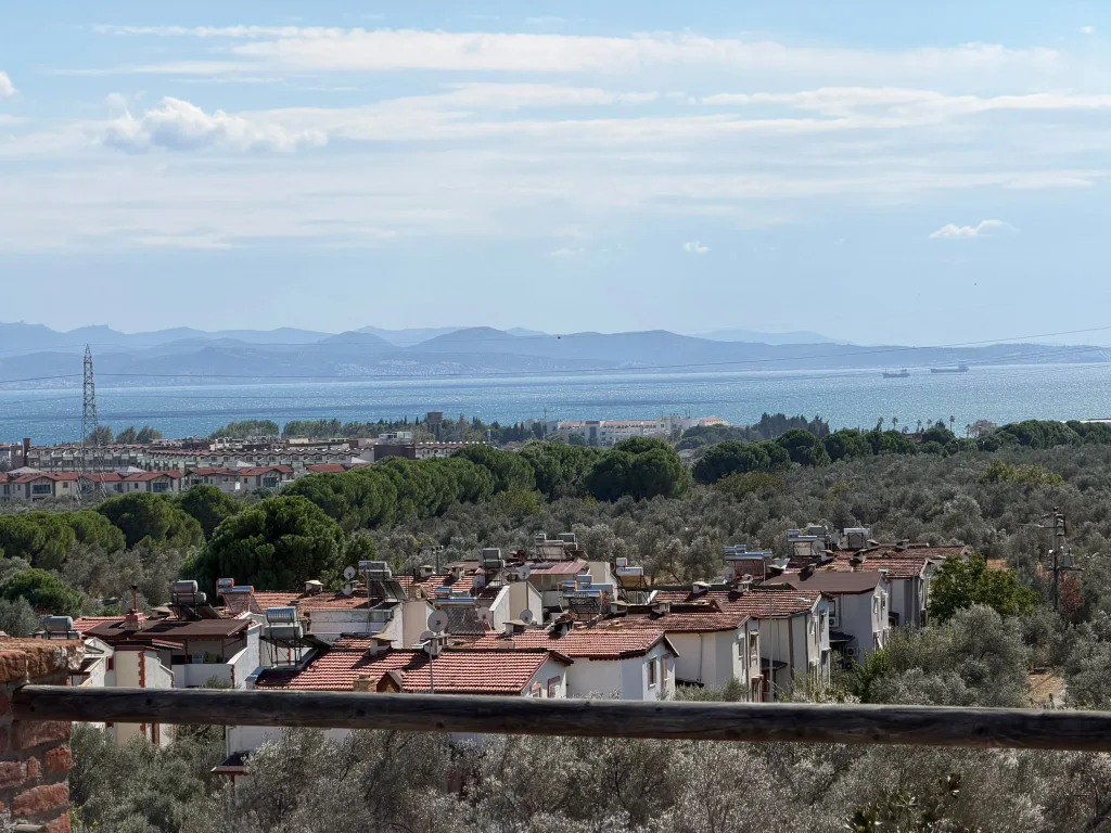 GÜREDE FULL DENİZ MANZARALI GERÇEK TAŞ VE LÜXÜN BİR ARADA OLDUĞU ÖZEL VİLLA - Görsel 12
