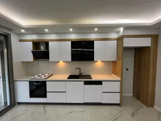 ALTINOLUKTA 4 ODA 1 SALON MUHTEŞEM  DENİZ VE DAĞ MANZARALI TRIPLEX VİLLA - Görsel 13