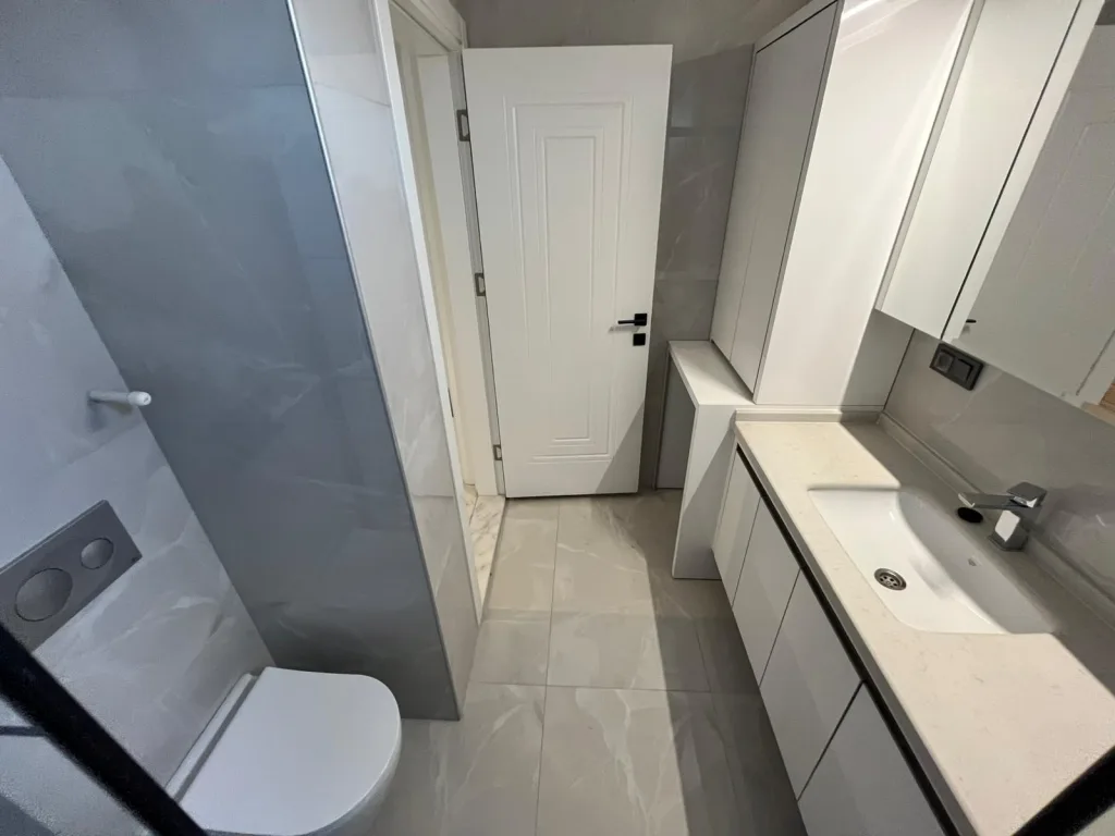 GÜRE KAVURMACILAR YOLUNDA DAĞ VE DENİZ MANZARALI 3+1 LÜX TRİPLEX VİLLA - Görsel 32