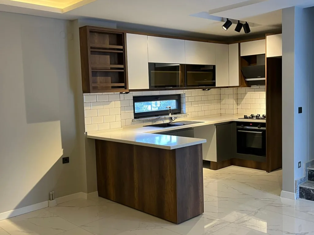 GÜRE KAVURMACILAR YOLUNDA DAĞ VE DENİZ MANZARALI 3+1 LÜX TRİPLEX VİLLA - Görsel 34