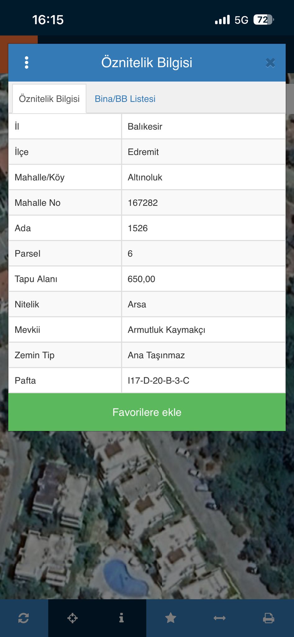 ALTINOLUKTA KÖŞE PARSEL 650 METREKARE  FULL DENİZ MANZARALI %25 İMARLI SATILIK ARSA - Görsel 1