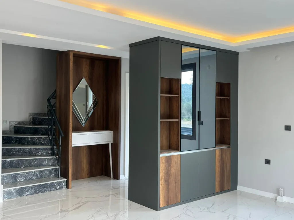 GÜRE KAVURMACILAR YOLUNDA DAĞ VE DENİZ MANZARALI 3+1 LÜX TRİPLEX VİLLA - Görsel 28