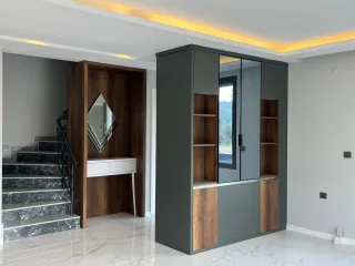 GÜRE KAVURMACILAR YOLUNDA DAĞ VE DENİZ MANZARALI 3+1 LÜX TRİPLEX VİLLA - Görsel 28